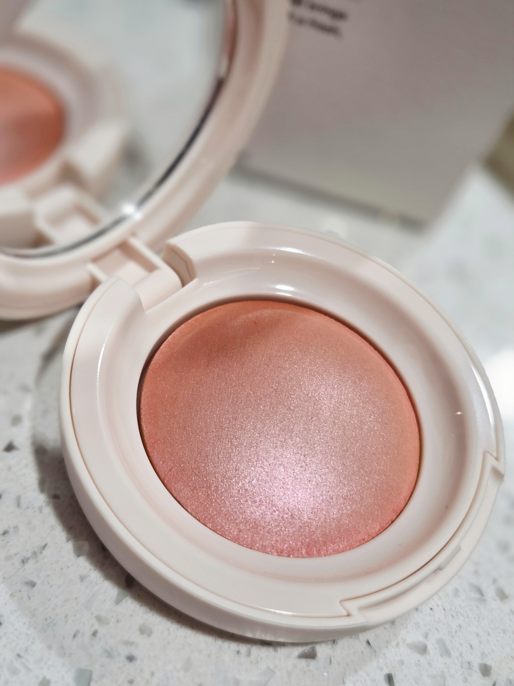 Rare Beauty Peachy-Pink Baked Blush Radiant Cheek Color ~CHEER